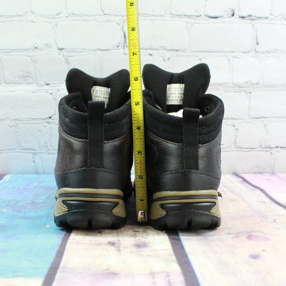 Timberland Black Leather Lace-up Back Road Trail Hiker Boots Size US 4.5 - Picture 8 of 9
